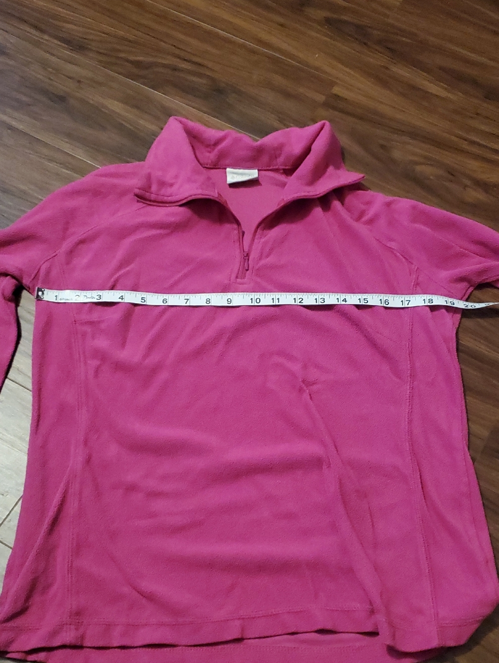 Columbia Women's Pink Cowl Neck Quarter Zip Sweater - Picture 6 of 7